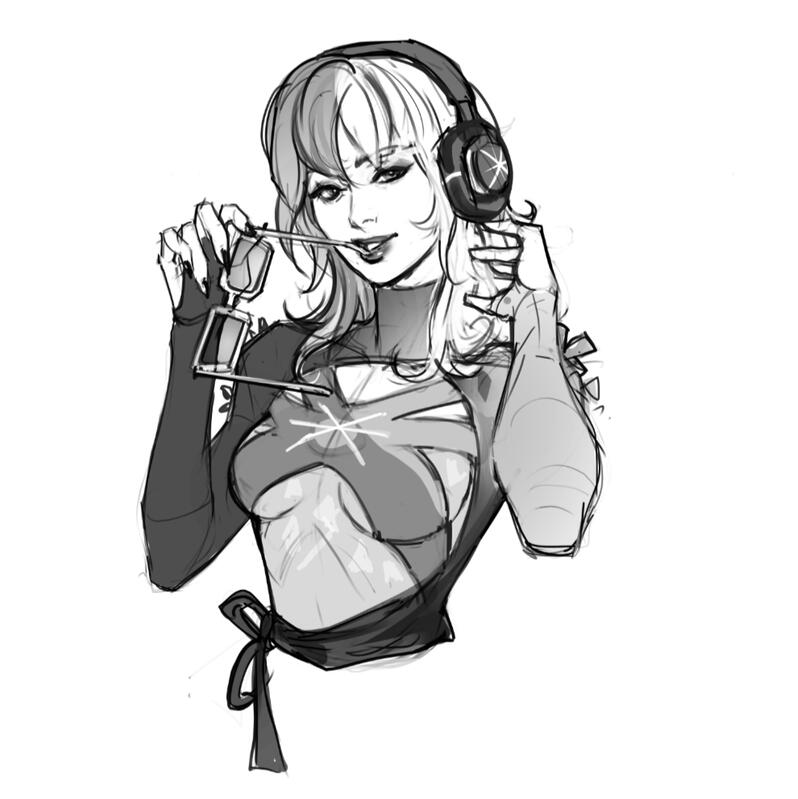 B&W sketch